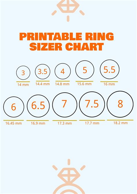 free printable ring size chart.